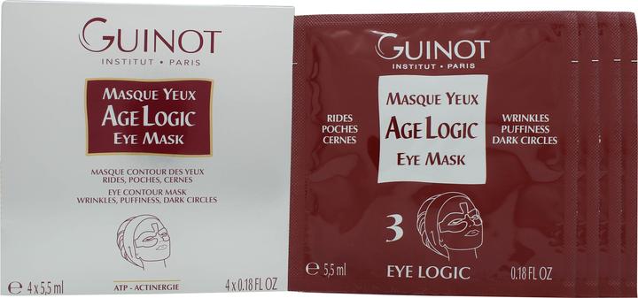 Produktbild Guinot Age Logic Eye Eye Mask - Pack of 4 (5.50 ml)