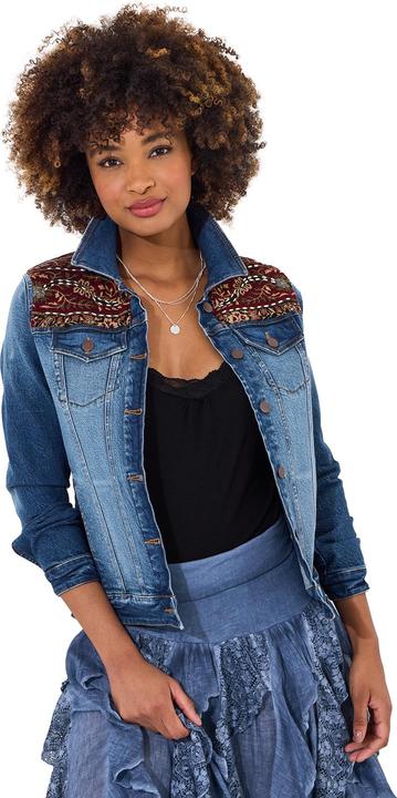 Produktbild Joe Browns LIMITED EDITION Customised Beaded Back Denim Jacket (42)