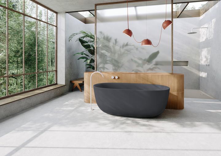 Immagine prodotto Kaldewei Meisterstücke Oyo Duo Mod. 1050-4034, vasca da bagno autoportante, 1630x770 mm, con troppo (92 cm, 76.50 cm)