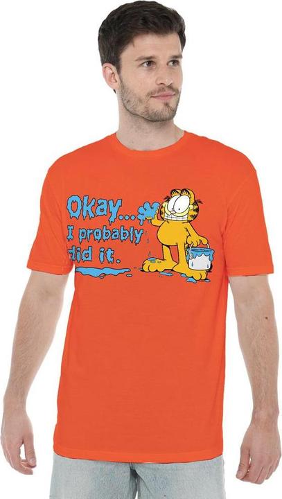 Actual product image Garfield Mens I Probably Did It T-Shirt (L)
