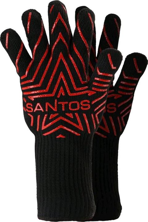 Produktbild Santos Grill Handschuh Paar (5% Polyester, 100% Aramid, Innenfutter: 95% Baumwolle)