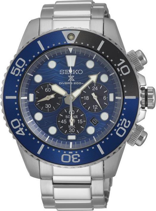 Actual product image Seiko Prospex SEA Solar Diver (Analogue wristwatch, 44 mm)