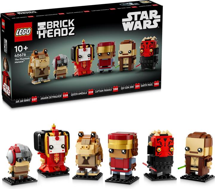 Image du produit LEGO La sombre menace (40676, LEGO Brickheadz, LEGO Star Wars)