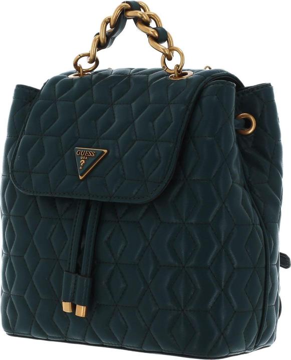 Image du produit Guess Elenia, Polyurethane, Textile Backpack, Forest Green, For Women