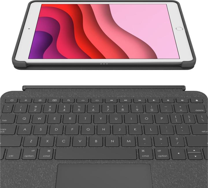 Image du produit Logitech Combo Touch (CH, iPad 2019 (7e gène), iPad 2020 (8. Gen), iPad 2021 (9e génération))