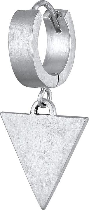 Produktbild Kuzzoi Ohrringe Single Creole Dreieck Matt 925 Sterling Silber (925er Sterling Silber)