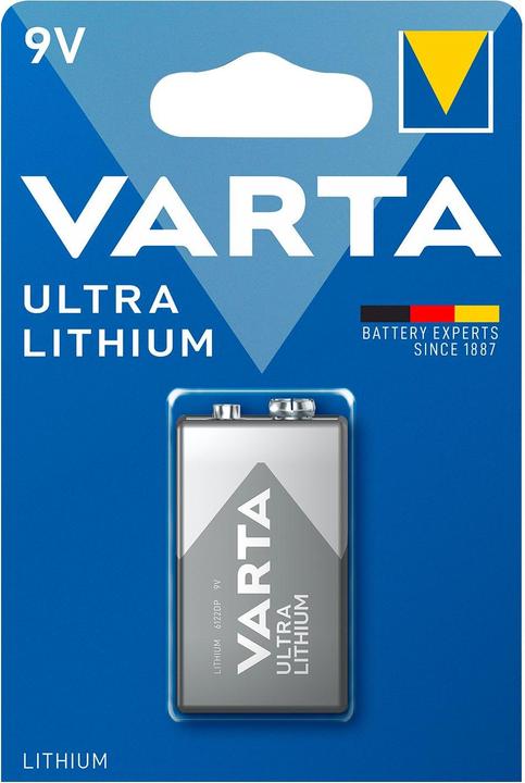 Image du produit Varta ULTRA Lithium (1 pcs, 9V Block, 1150 mAh)