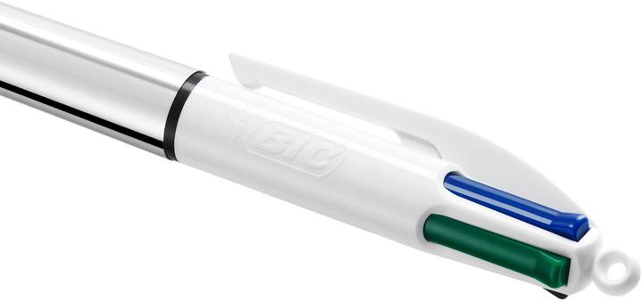 Produktbild Bic 4-Farb-Druckkugelschreiber ® 4 Colours® Shine, 0,4 mm, sort.Tubo-Display 20St (Multicolor, 20 x)