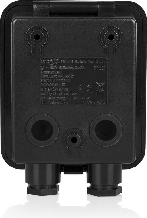 Produktbild Smartwares Einbauschalter mit Anschlussdose - Plug & Connect - 1000 W