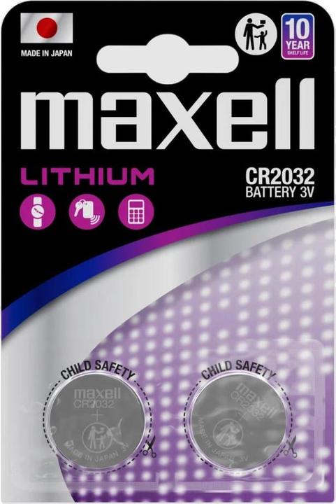 Image du produit Maxell CR2032 Batterie spezialisiert 2 Stk. (2 pcs, CR2032)