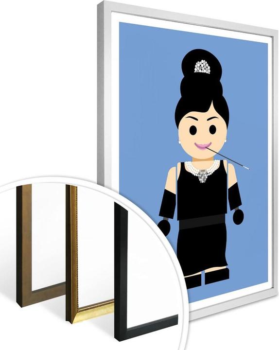 Immagine prodotto Trenddeko Giocattolo di Audrey Hepburn (80 x 100 cm)