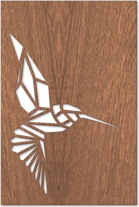 Image du produit Trenddeko Origami colibri (40 x 60 cm, 20 x 30 cm, 30 x 45 cm)