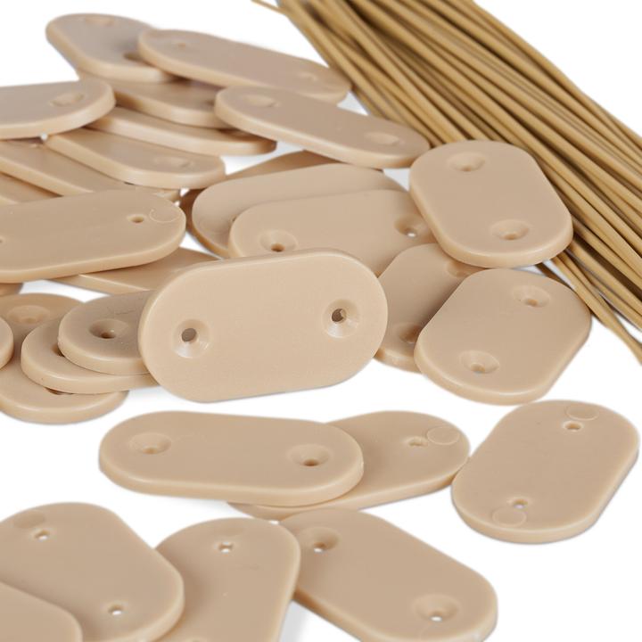 Image du produit Relaxdays 52 pcs. fixation pare-vue (10 cm)