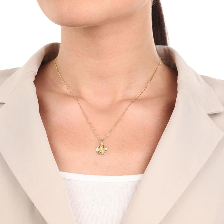 Produktbild Amor Anhänger für Damen, 925 Sterling Silber | Kleeblatt (Silber 925)
