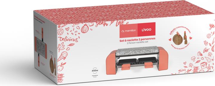 Actual product image Livoo 2 Person raclette set - x Marmiton