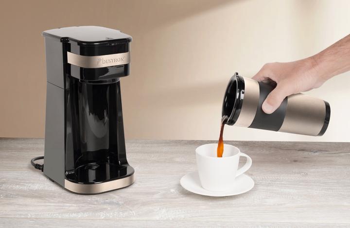 Image du produit Bestron Singgle-Tasse Machine à café filtre, Satin