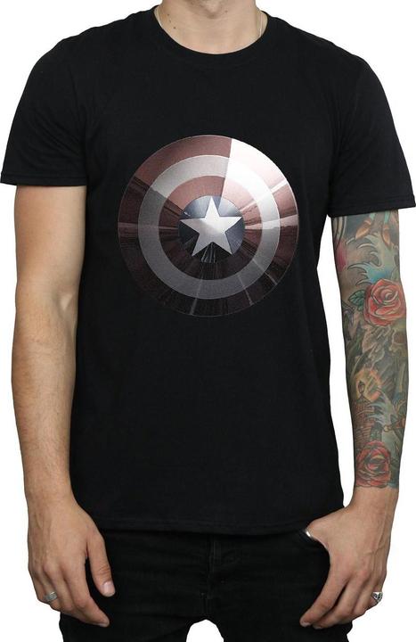Immagine prodotto Maglietta Uomo Captain America Shield Shiny (L)