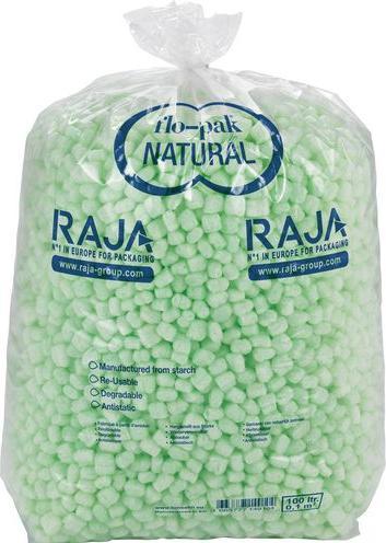Actual product image Raja Loose filling chips FL5 green maize starch (1 x)