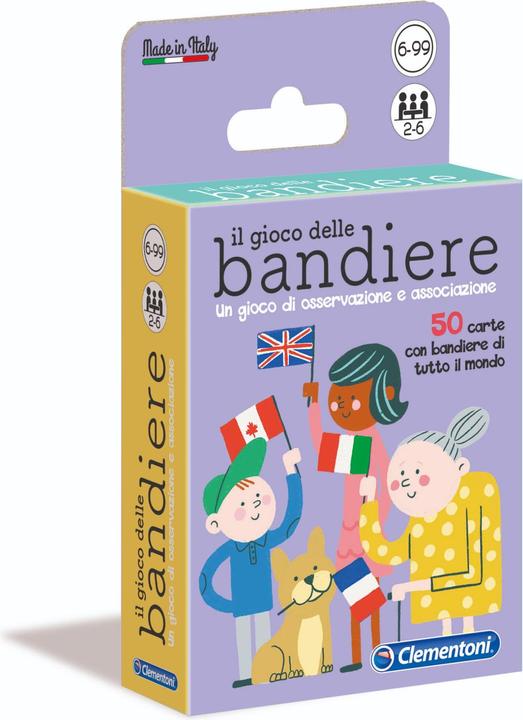 Actual product image Clementoni Carte Il gioco delle Bandiere IT (Italian)
