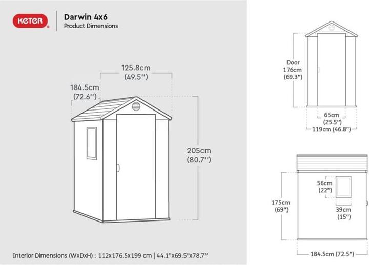 Actual product image Keter Tool shed