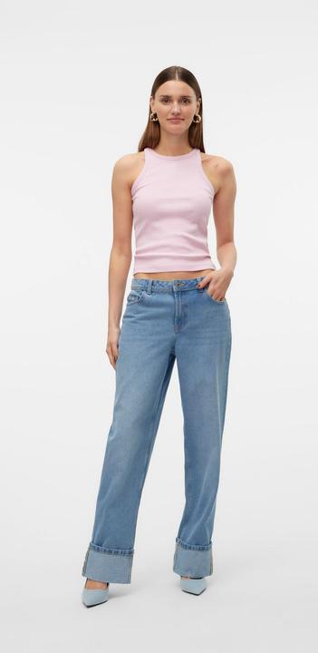 Actual product image Vero Moda VMEVELYN Niedrige Taille Locker geschnitten Jeans Weit geschnitten (25)
