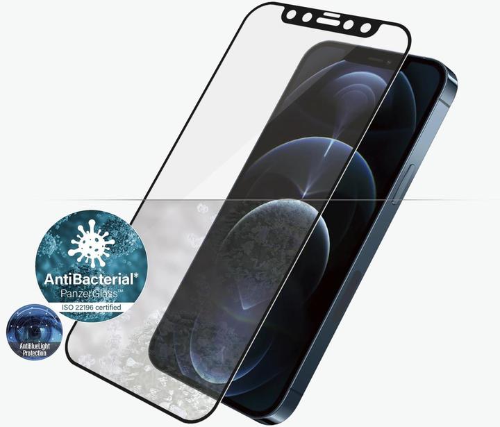 Actual product image PanzerGlass Case Friendly Black AB ABL (1 Piece, Apple iPhone 12 Pro Max)