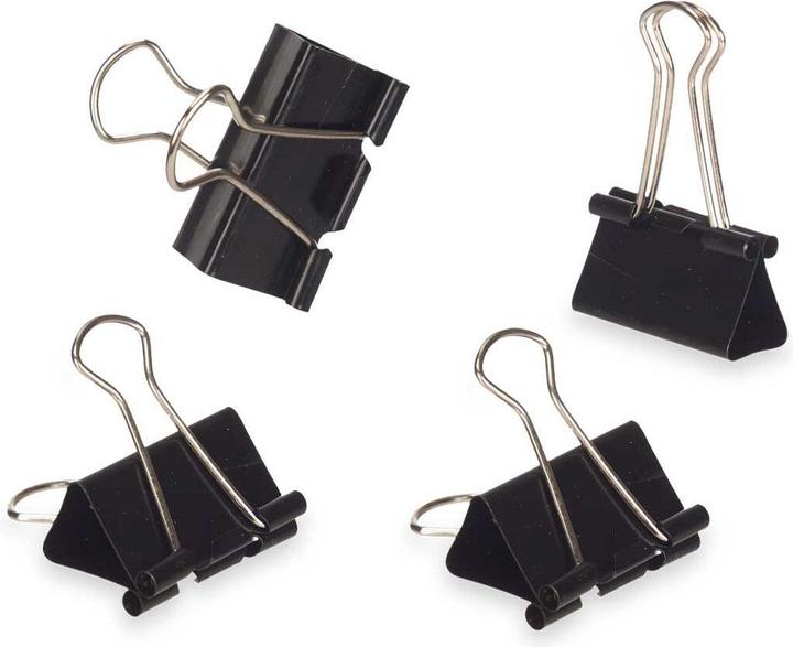 Actual product image Pincello Staples Clip large black metal (24 pieces) (24 x)