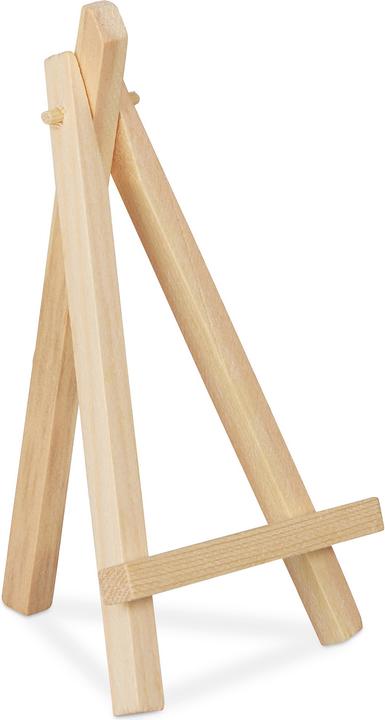 Actual product image Relaxdays Mini Easel Set, 10 Pieces