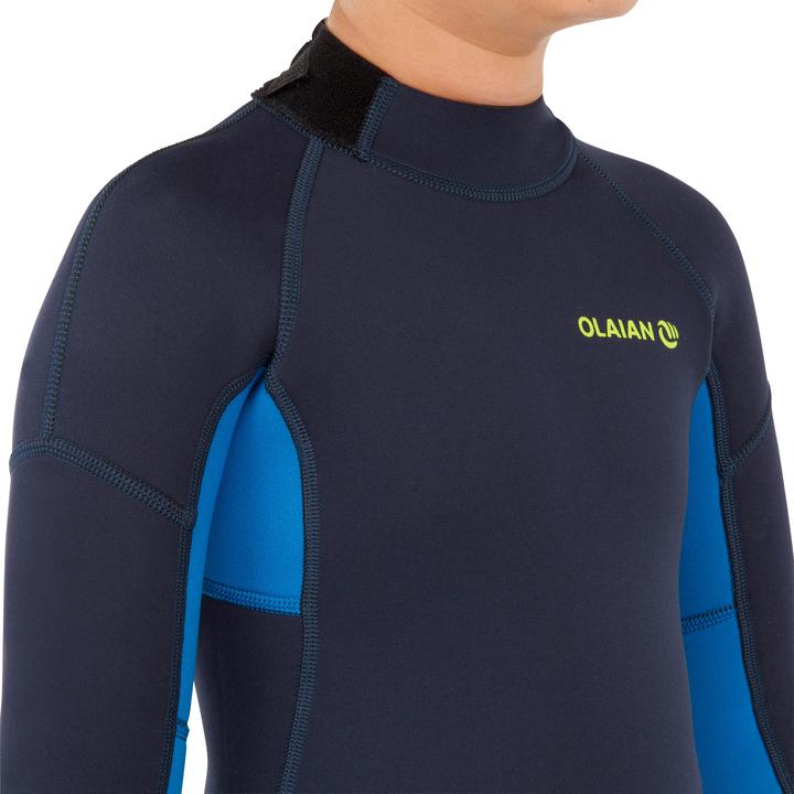 Actual product image Olaian SWS100TW 2/2 JR Surf wetsuit NAV (2 mm, 128)