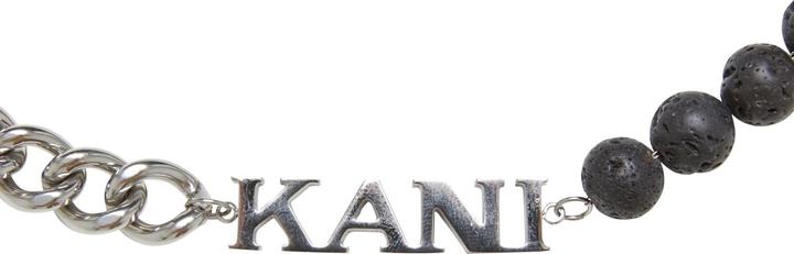 Produktbild Karl Kani KK Retro Kani Lavapearl Necklace - 186079 (100% Stahl)
