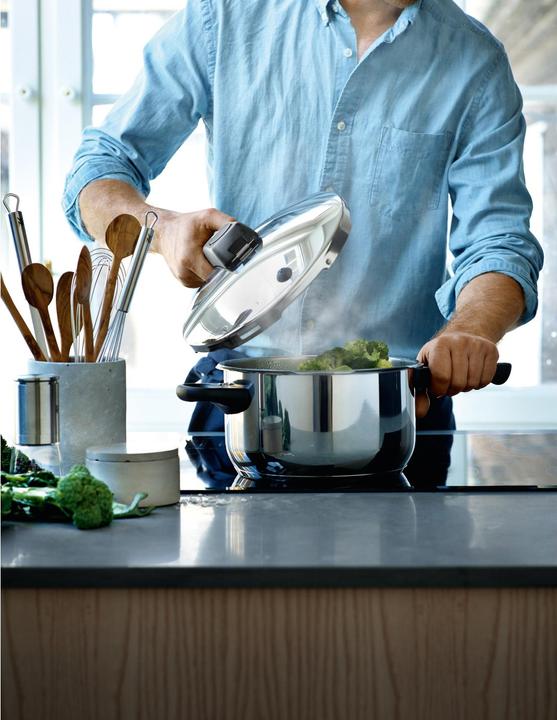 Produktbild WMF Dampfkochtopf Perfect (22 cm, Dampfkochtopf, Edelstahl)