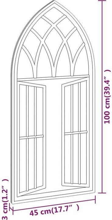 Produktbild VidaXL Franzi (100 x 45 cm)