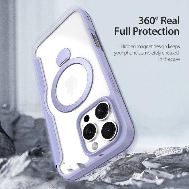 Immagine prodotto Dux Ducis Custodia in pelle Skin X Pro 360° Ring Stand Series (Apple iPhone 16 Pro)