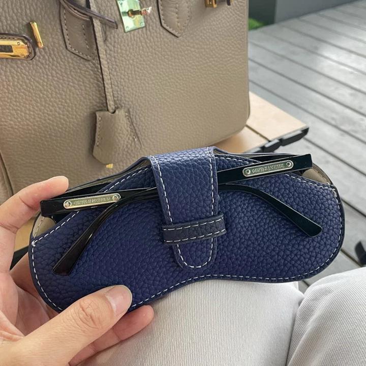 Only-Bags.Store PU Leder tragbare Brillen Tasche Sonnenbrille Lagerung Taschen Auto Brille Schutzhülle