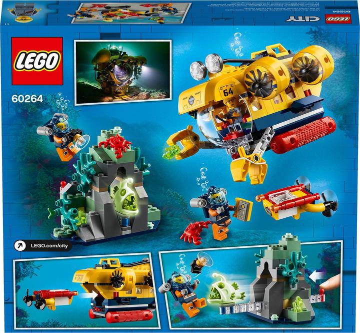 Actual product image LEGO Marine research submarine (60264, LEGO City)