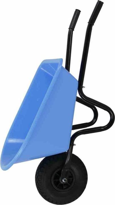 Produktbild FORT Kinderschubkarre 20 l blau montiert mit PU-Rad
