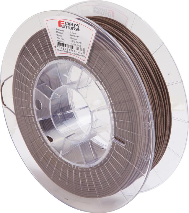 Produktbild Formfutura Filament 175STONEFIL-CON-0500 PLA Compound 1.75 mm Beton-Grau 500 g (PLA, 1.75 mm, 500 g, Braun)
