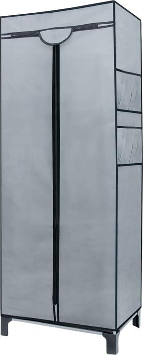 Immagine prodotto Intirilife Armadio pieghevole con cerniera e appendiabiti (68 x 45 x 175 cm)