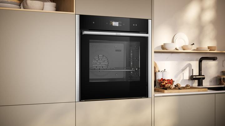 Produktbild Neff N 90, Built-in oven with added steam function, 60 x 60 cm, Stainless steel, B64VS31N0
