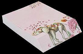 Edition Gollong Notizblock - Notizzettel. Schrgschnittblock -Elefant / blanko