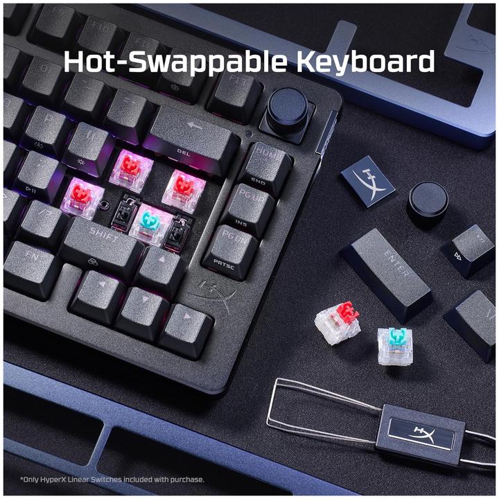 Actual product image HyperX Alloy Rise Mechanical Gaming Keyboard (US) (US, Cable)