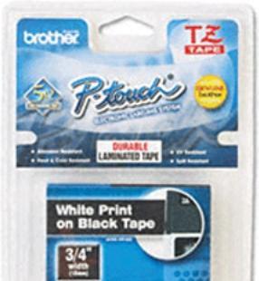 Actual product image Brother Tze-345 (1.80 cm, Black)