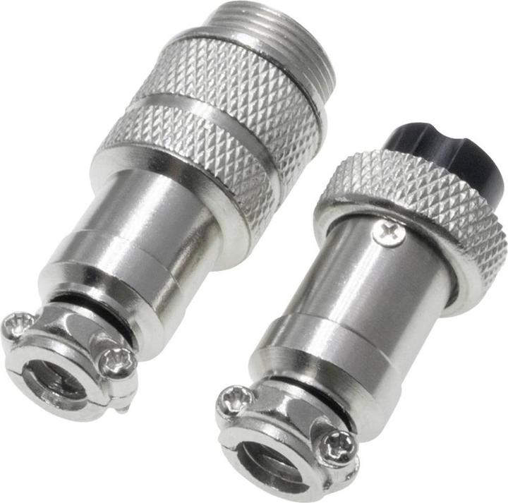 Produktbild No Name 453564 Rundsteckverbinder Stecker, Buchse Gesamtpolzahl: 6 1 Set