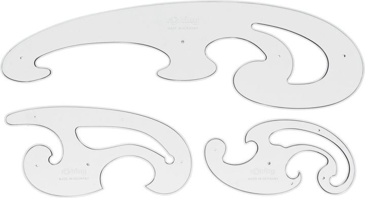 Produktbild Rotring Burmester Satz Centro 3-teilig (0 mm)
