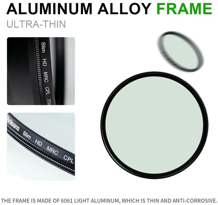 Immagine prodotto 7artisans Filtro polarizzatore CPL - 72 mm (72 mm, Filtri polarizzanti)