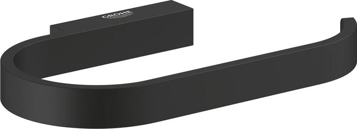 Actual product image Grohe SELECTION toilet roll holder without lid phantom black