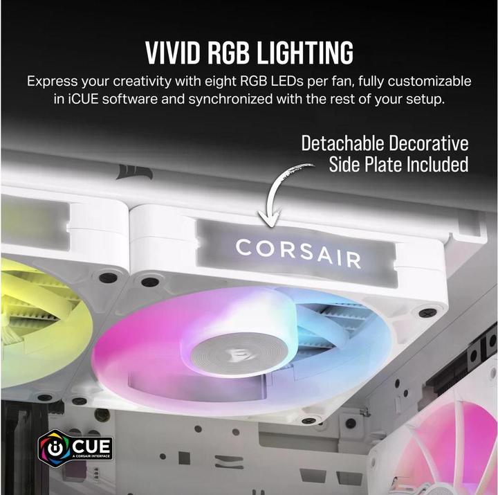 Actual product image Corsair iCUE LINK RX140 (140 mm, 2 x)
