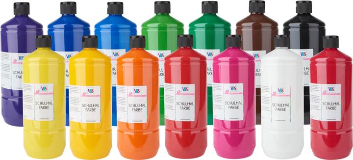 Image du produit VBS Peinture pour école, 1l (Blanc, 1000 ml)