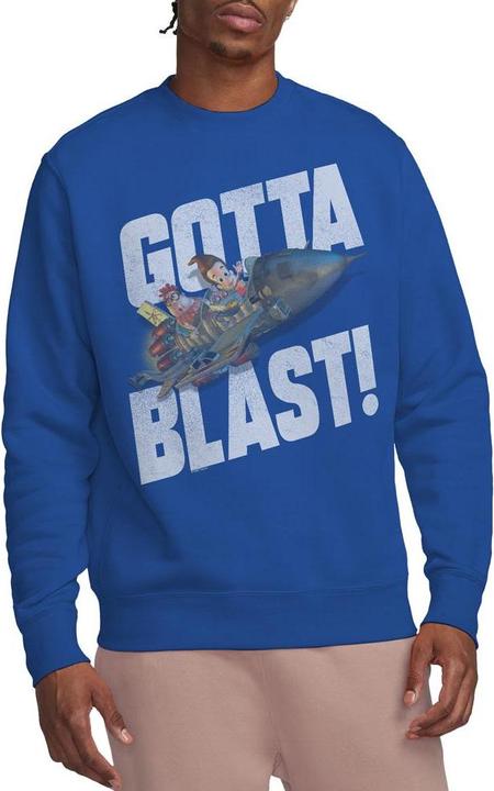 Actual product image Boy Genius Unisex Adult Gotta Blast Sweatshirt (XL)