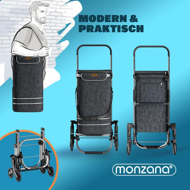 Image du produit Monzana Chariot à provisions 2en1